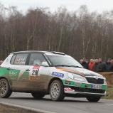 Der zweifache ADAC Rallye Junior Cup-Sieger Konstantin Keil führt die Division 5 an. 
